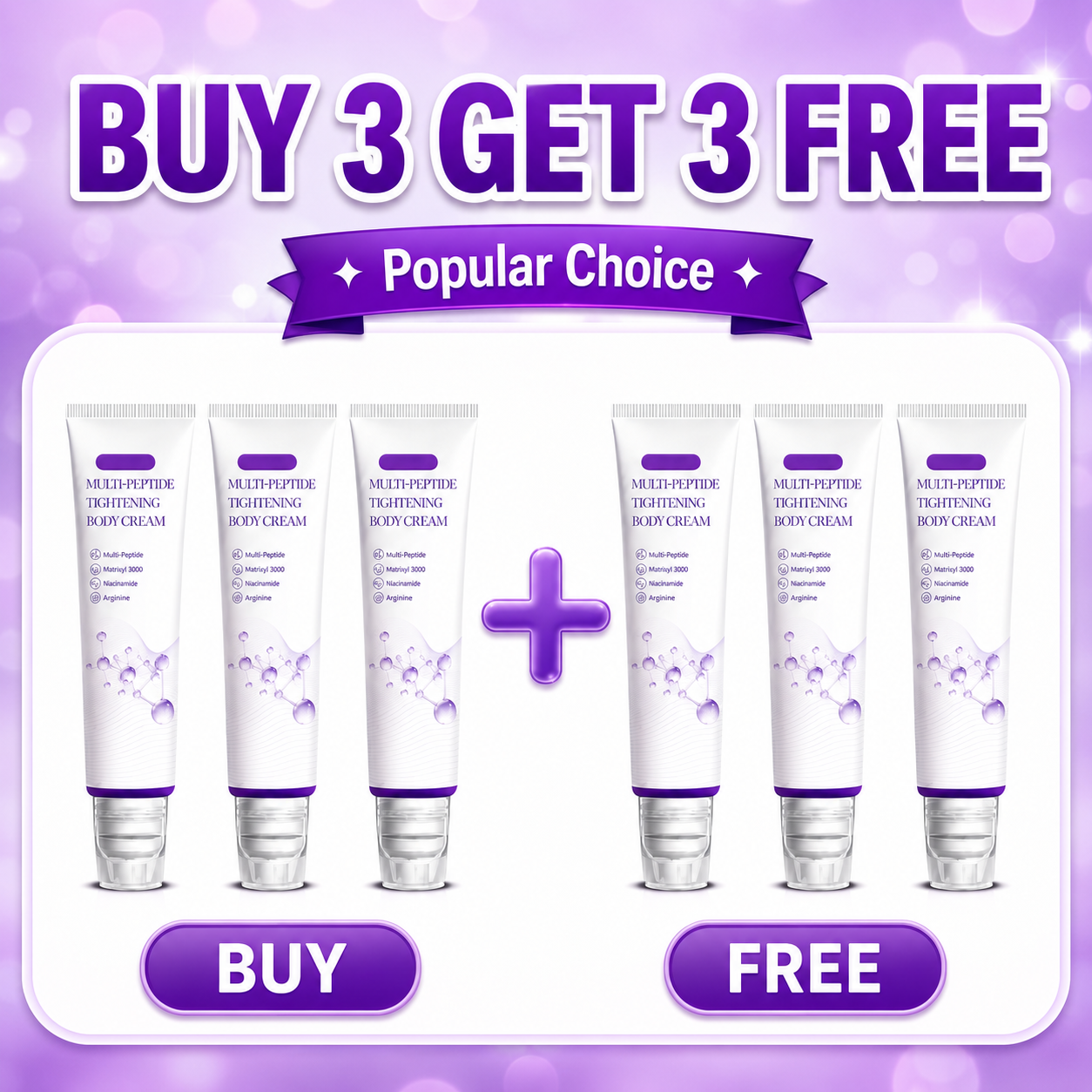 Multi-PeptideMassaging Body Roller Cream