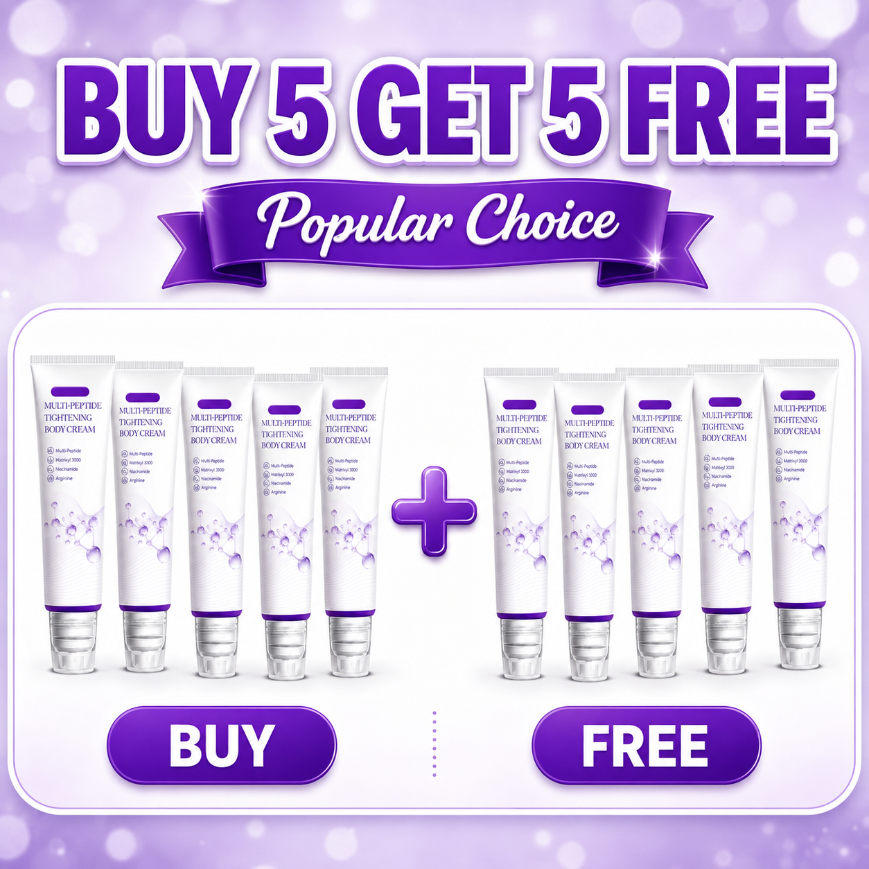 Multi-PeptideMassaging Body Roller Cream